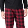Men’s Holiday Pajama Set – Soft Winter Long Sleeve Top & Fleece Pants