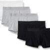 Men's Cotton Jersey Boxer Shorts Underwear, Pack of 5