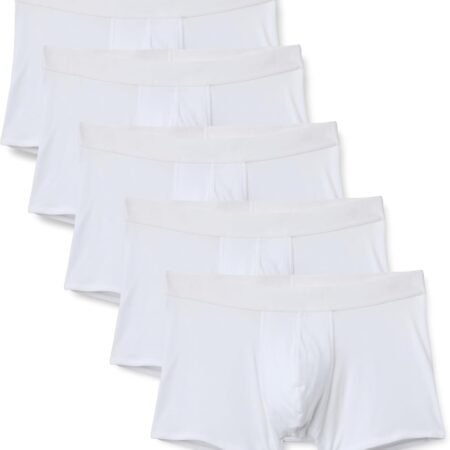 Men's Cotton Jersey Boxer Shorts Underwear, Pack of 5