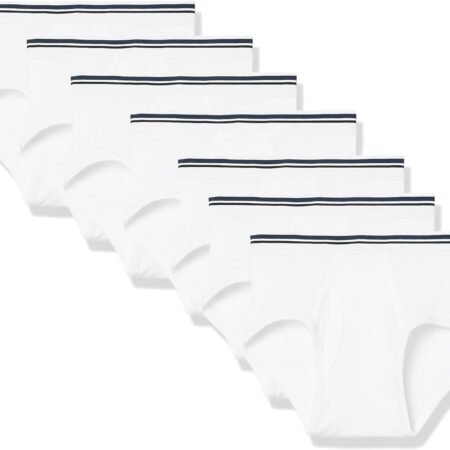 Mens Cotton Tag-Free Breathable Briefs Underwear