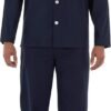 mens Long Sleeve Broadcloth Pajama Set