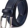 Men's Genuine Leather Dress Belts, Handmade Classic Every Day Leather Jeans Belt for Men Work Business Casual
