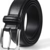 Men's Genuine Leather Dress Belts, Handmade Classic Every Day Leather Jeans Belt for Men Work Business Casual