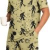Mens Pajamas Set Summer Pjs Sets Lightweight Short Sleeve Pajama Soft Sleepwear Loungewear with Pockets